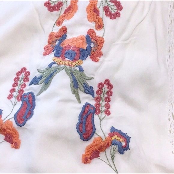 Embroidered Swim Coverup Dress - Picture 5 of 9